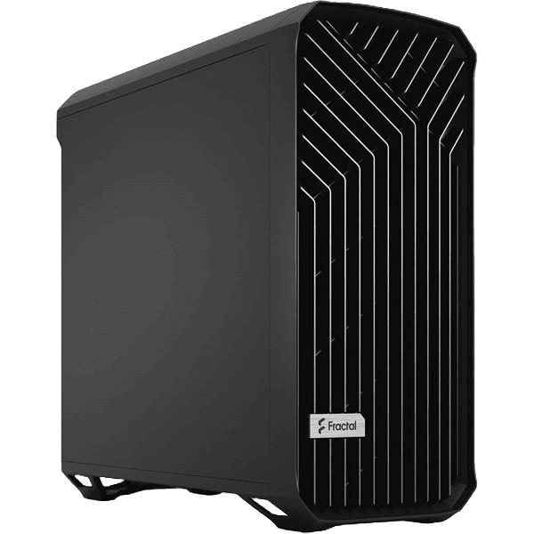 Fractal Design Torrent Mid Tower Case in Black, E-ATX support, Solid Side Panel