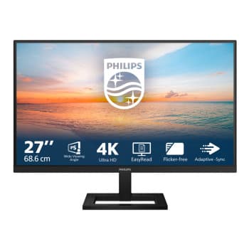 Philips 27E1N1900AE 27" IPS UHD 4K USB-C Height Adjustable Monitor with Speakers
