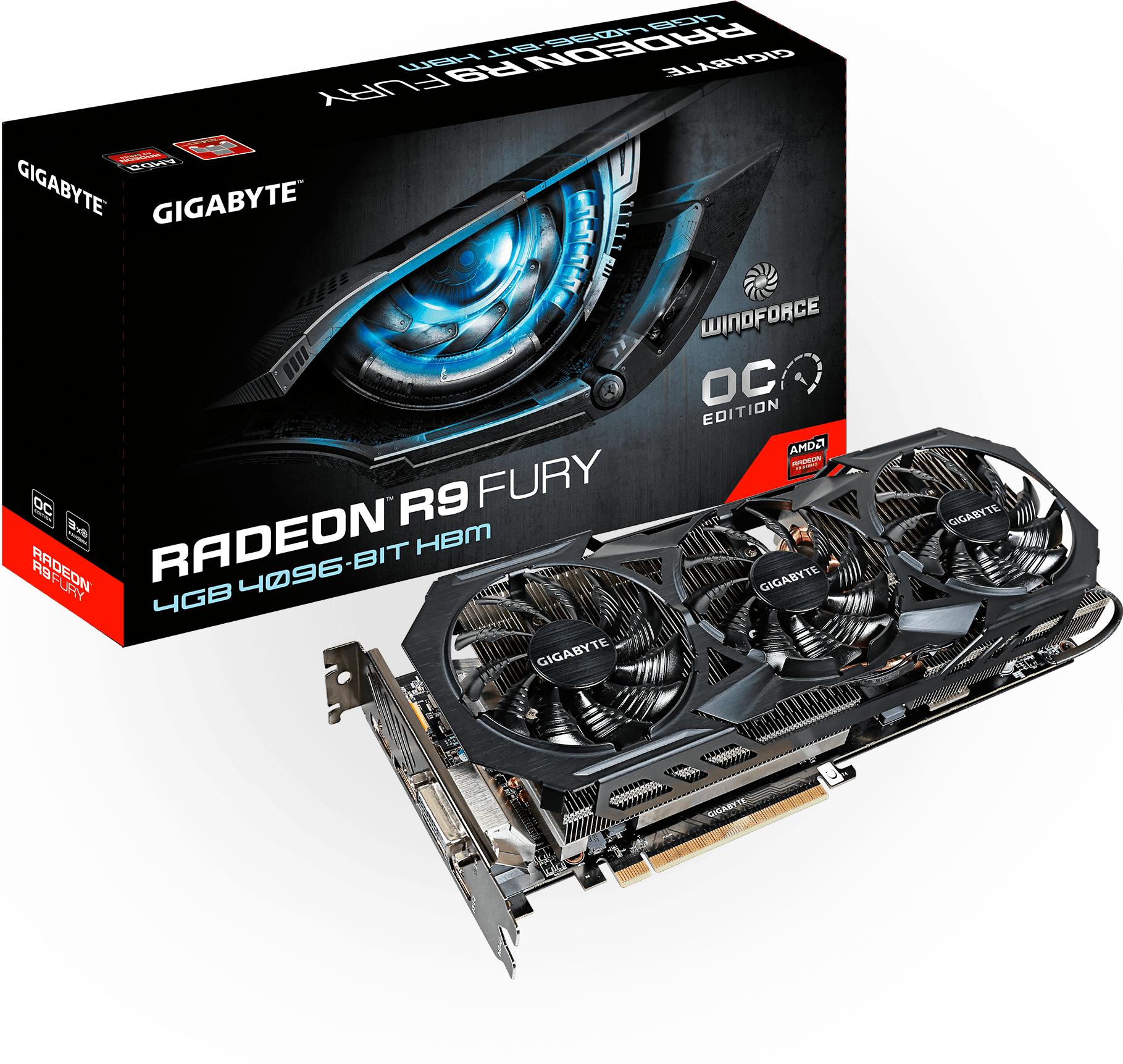 Gigabyte Radeon R9 Fury GV-R9FURYWF3OC-4GD