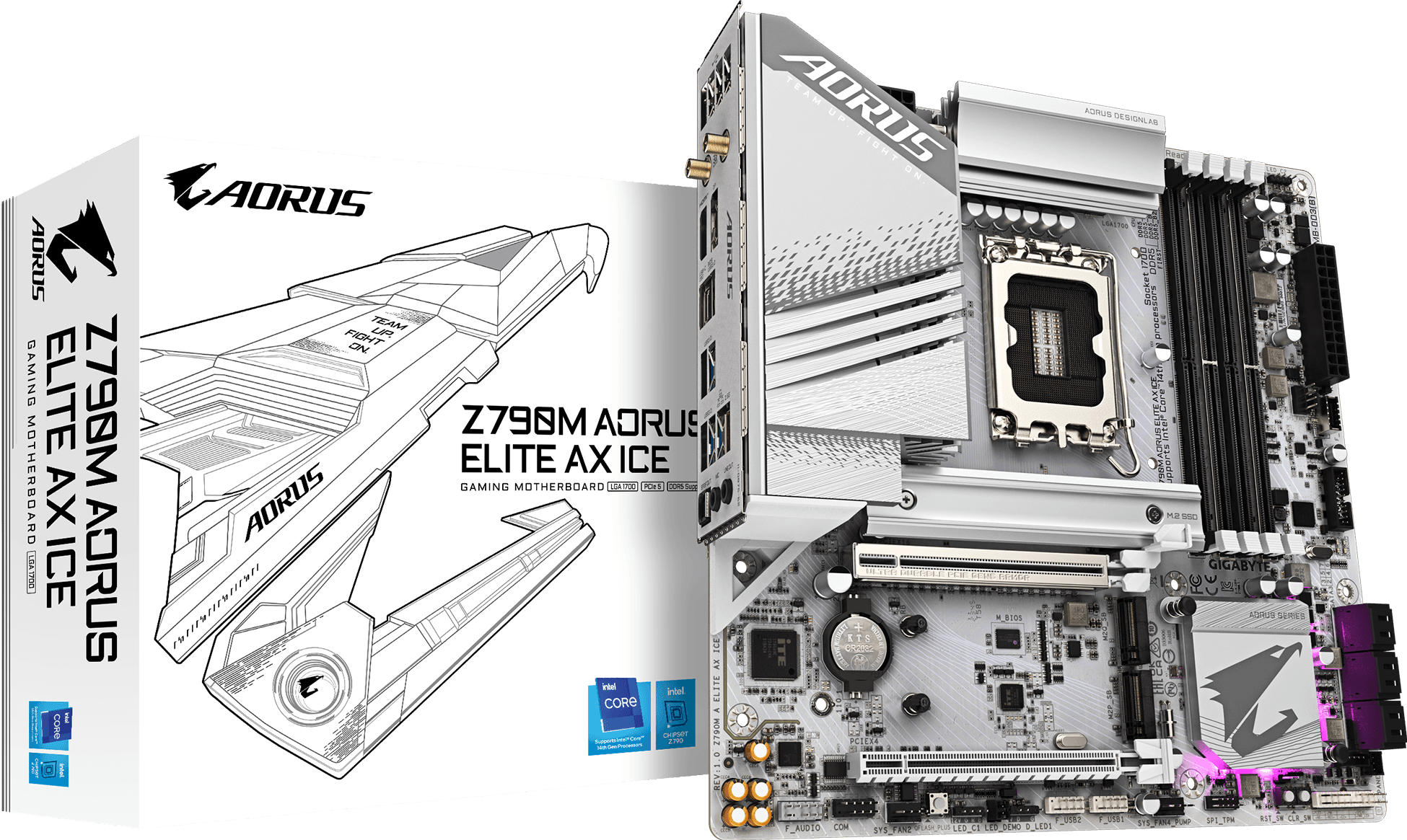 Gigabyte Z790M AORUS ELITE AX ICE