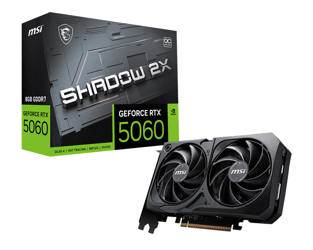 MSI GeForce RTX 5060 SHADOW 2X OC