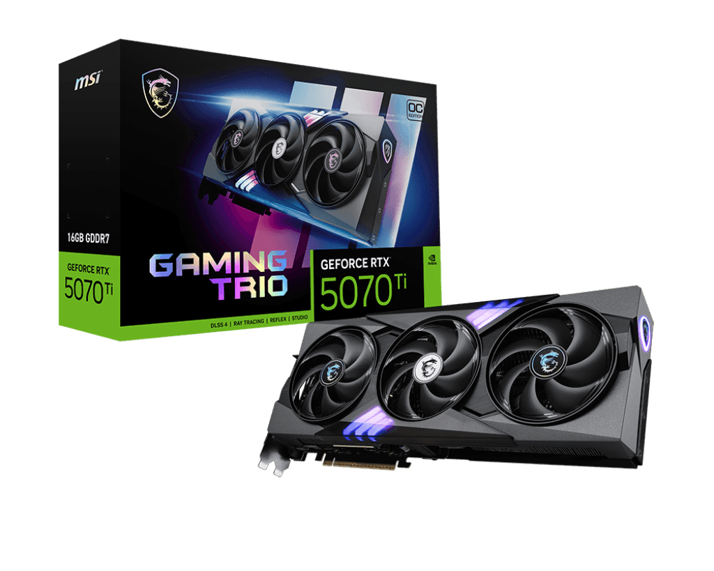 MSI GeForce RTX 5070 Ti GAMING TRIO OC PLUS