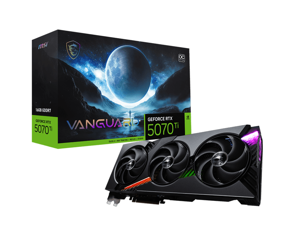 MSI GeForce RTX 5070 Ti VANGUARD OC