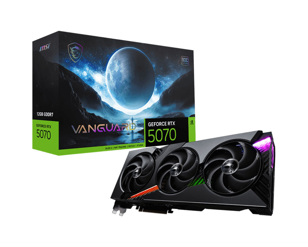MSI GeForce RTX 5070 VANGUARD SOC