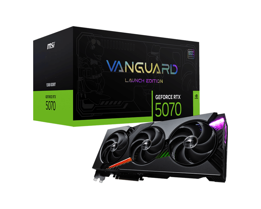 MSI GeForce RTX 5070 VANGUARD SOC LAUNCH EDITION