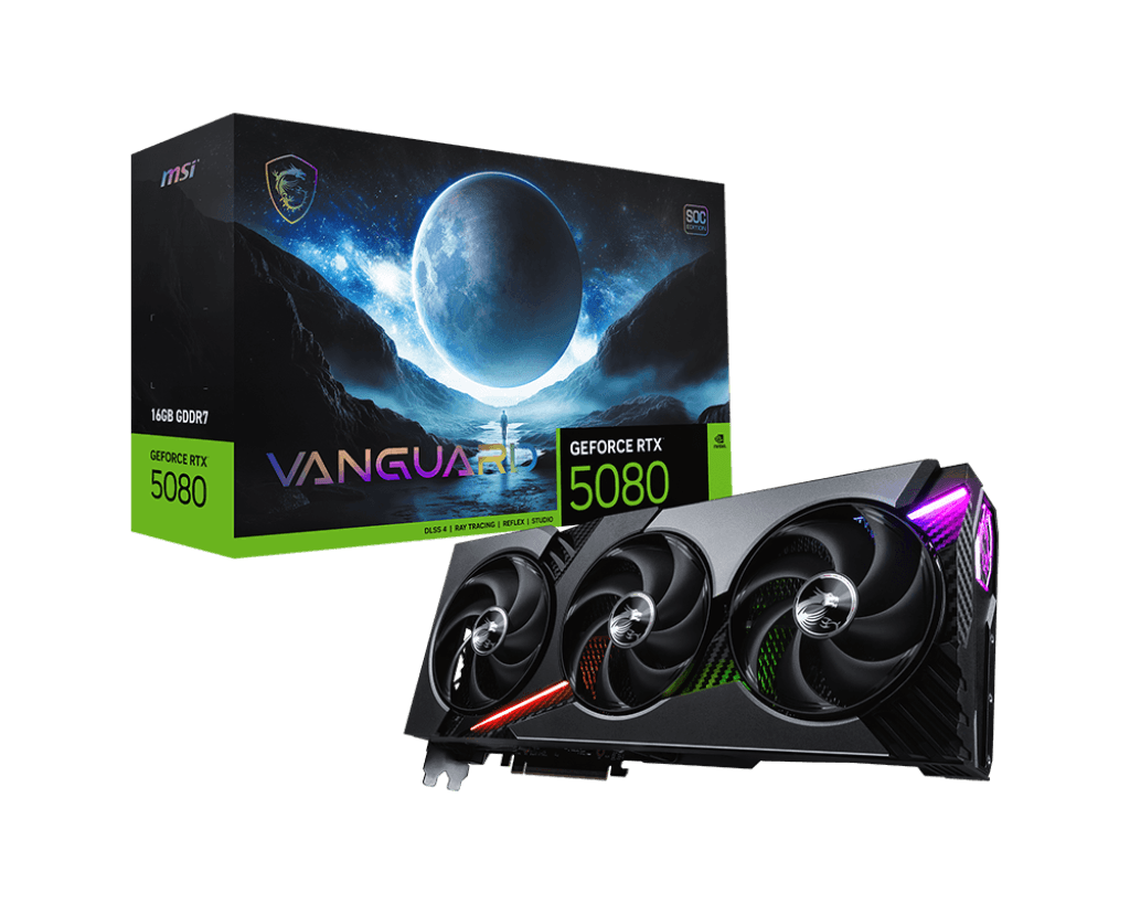 MSI GeForce RTX 5080 VANGUARD SOC