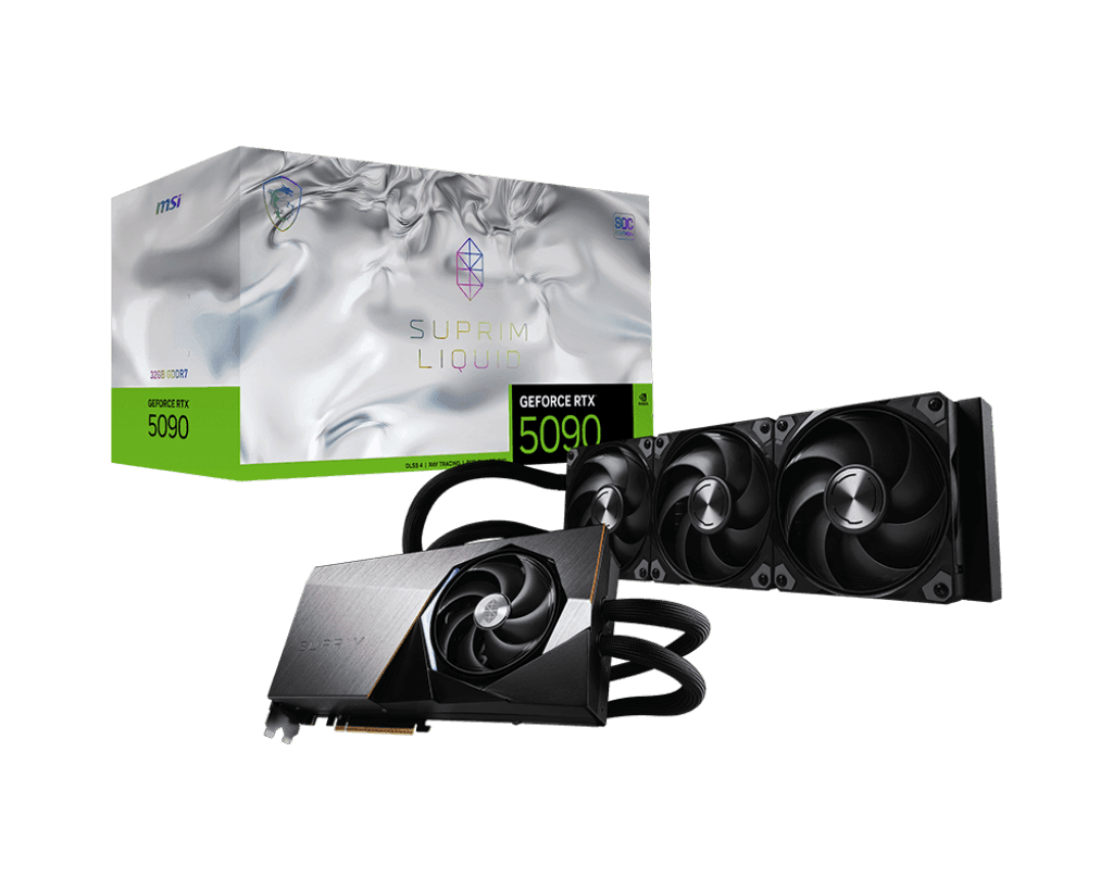 MSI GeForce RTX 5090 SUPRIM LIQUID SOC