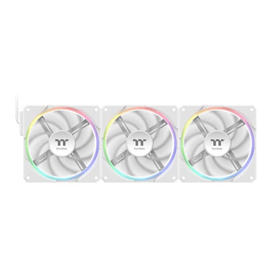 Thermaltake TS 120 EX RGB Airflow / Static Pressure 120mm PWM White Triple Fan Pack