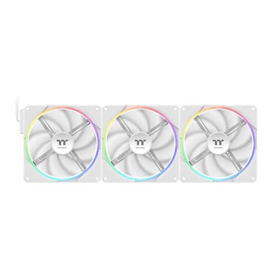 Thermaltake TS 140 EX RGB Airflow / Static Pressure 140mm PWM White Triple Fan Pack