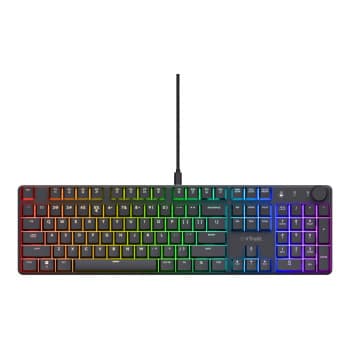 Trust GXT 866 Torix Full-size Wired Mechanical Gaming Keyboard - Black