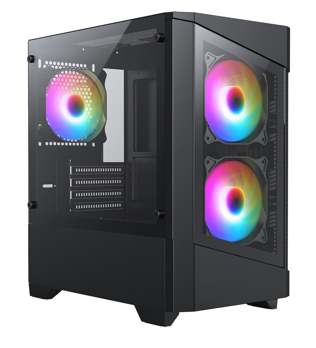 CiT Level 1 Glass mATX Gaming Case in Black
