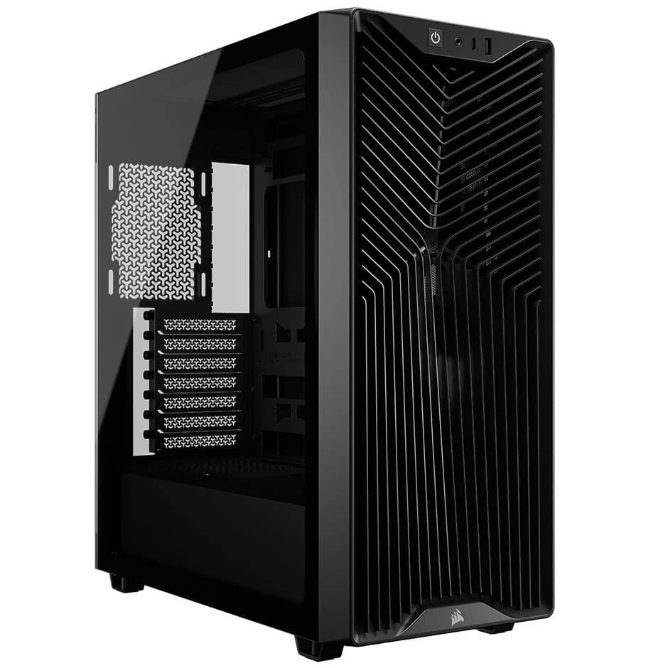 Corsair 3200D RS Mid Tower ATX Gaming PC Case - Black- CC-9011334-WW