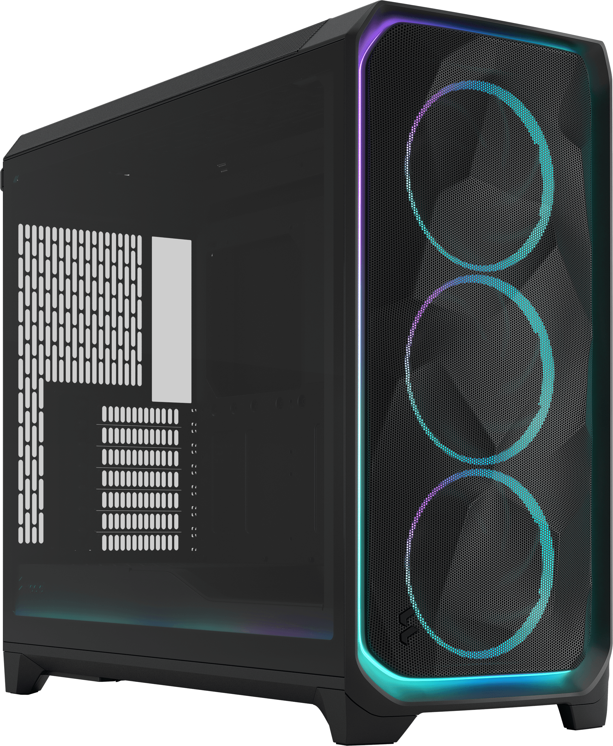 Fractal Meshify 3 XL Ambience Pro RGB E-ATX Gaming Case in Black with Light Tint Tempered Glass Side Panel
