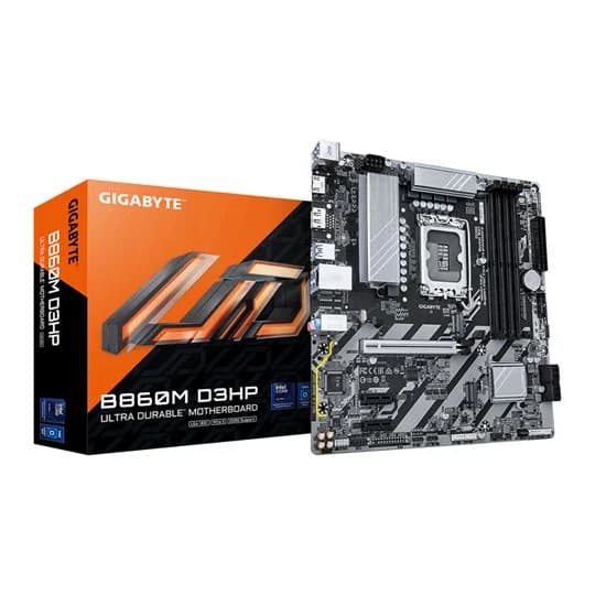 GIGABYTE B860M D3HP LGA1851 Motherboard, Black