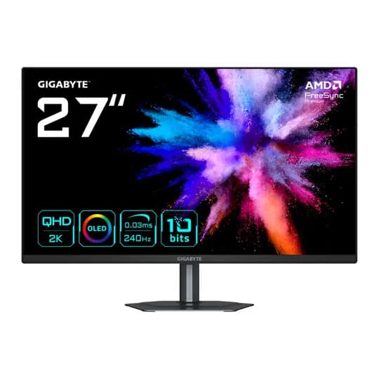 Gigabyte GO27Q24 27" QHD 240Hz QD-OLED Gaming Monitor