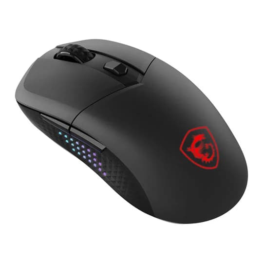 MSI Versa 300 Elite Wireless Black RGB Optical 26000dpi Gaming Mouse