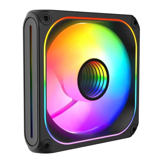 Powercool Breeze 120 ARGB PWM Infinity Reverse Black Cooling Fan