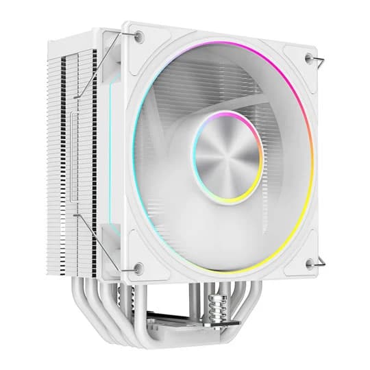 Powercool Typhoon ARGB Intel / AMD White CPU Air Cooler