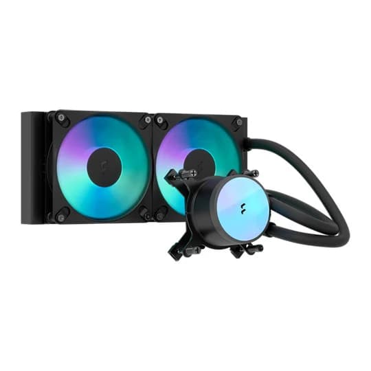 Fractal Design Radius 240 RGB All-in-One Liquid CPU Cooler - Black - FD-W-RA1-2402