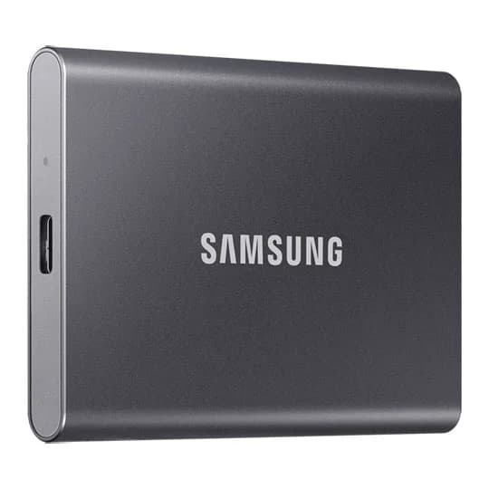 Samsung T7 Grey 2TB Portable External SSD USB-C/A Gen2 PC/MAC