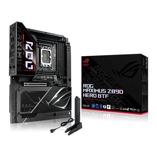 ASUS ROG MAXIMUS Z890 HERO BTF Intel DDR5 PCIE 5.0 LGA 1851 ATX Motherboard - 90MB1KG0-M0EAY0