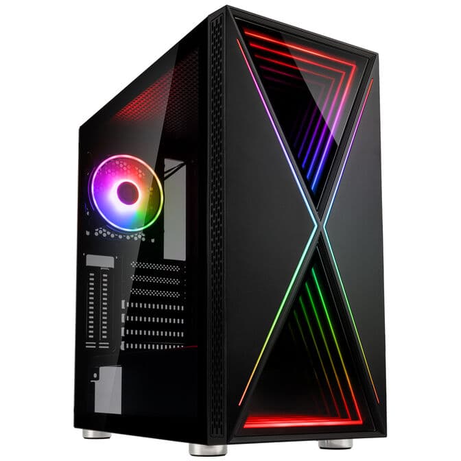 Kolink Void X ARGB Midi Tower Case - Black Window