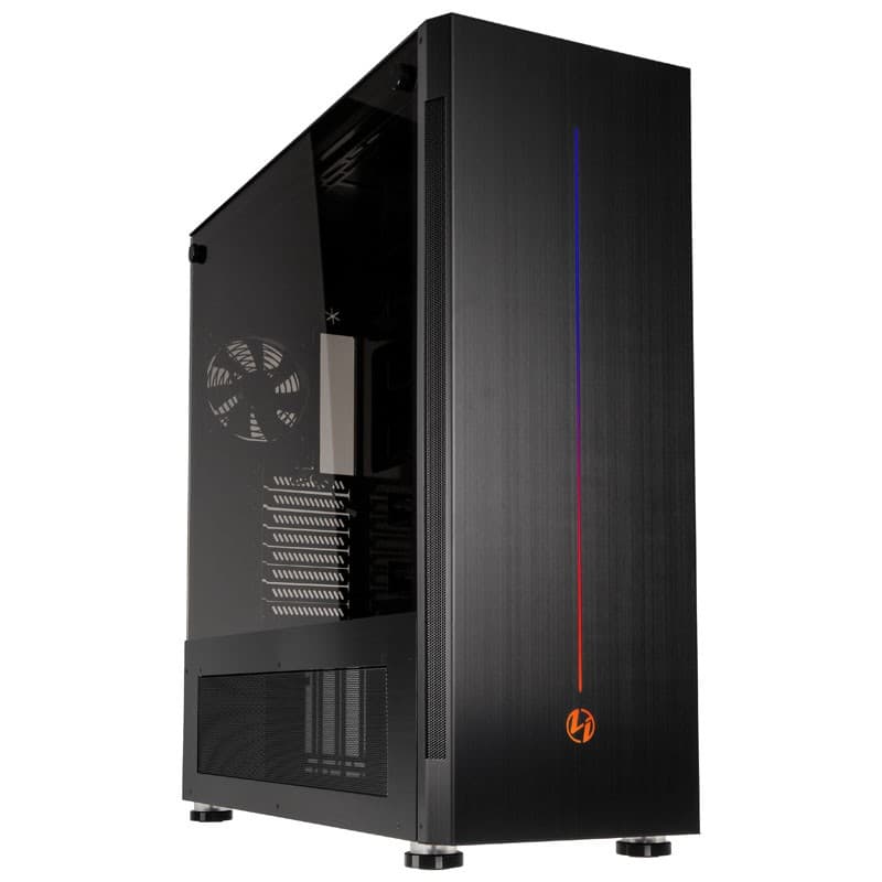 Lian-Li PC-V3000WX Aluminium Full Tower Case in Black with Tempered Glass, RGB Front
