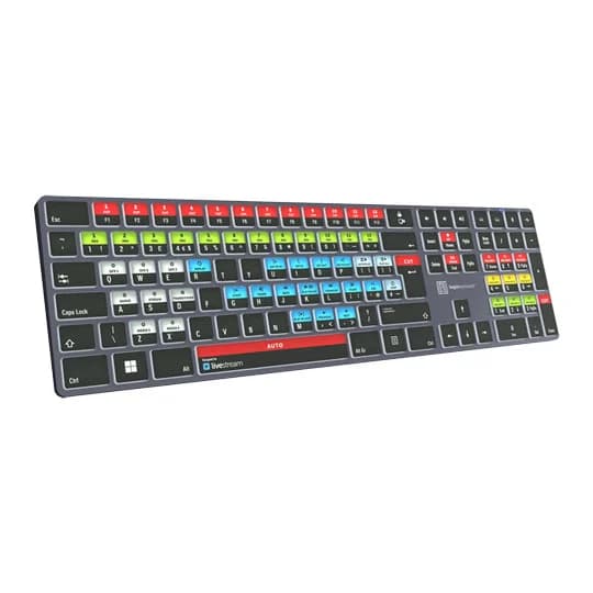 LogicKeyboard Vimeo Livestream TITAN Wireless Backlit Keyboard (Windows)