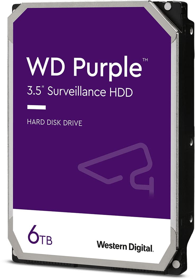 WD Purple 6TB Internal Hard Drive, 3.5 inch, SATA III. 5400rpm
