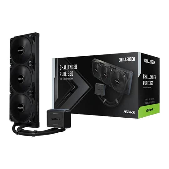 ASRock Challenger Pure 360 Digital Black All in One Liquid CPU Cooler