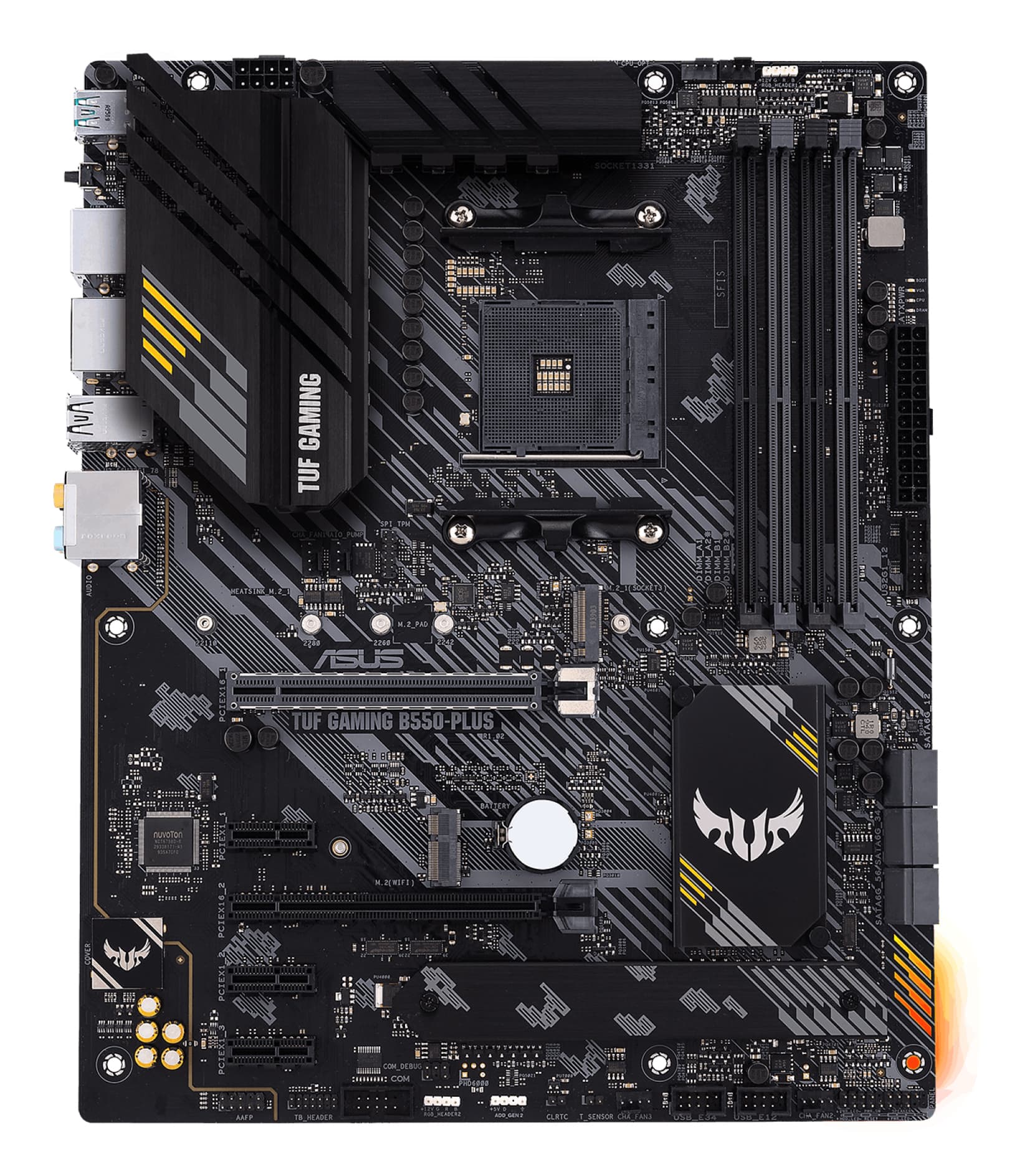 ASUS TUF GAMING B550-PLUS AMD B550 DDR4 ATX Motherboard - Socket AM4