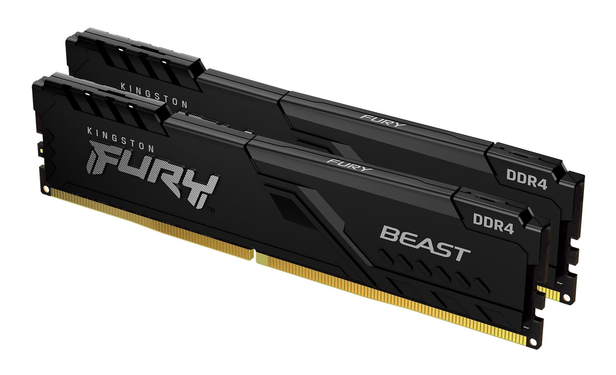 Kingston FURY Beast 64GB (32GB x2) DDR4 CL16 3200MT/s Black DIMM- KF432C16BBK2/64