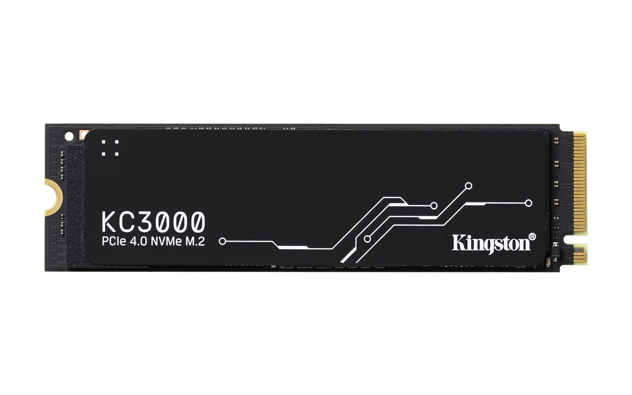 Kingston KC3000 NVMe PCIe 4.0 x4 SSD 4096GB M.2 2280 - SKC3000D/4096G - Read 7000MB/s, Write 7000MB/s