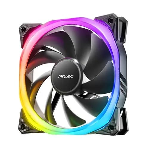Antec Fusion 120 ARGB Ring 120mm ARGB PWM Case Fan - Black