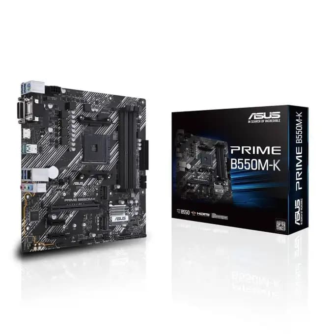 ASUS PRIME B550M-K AMD B550 DDR4 Micro ATX Motherboard - Socket AM4