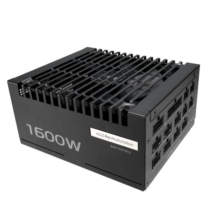ASUS Pro WS 1600W Platinum ATX 3.1 Power Supply for AI & Workstation Systems