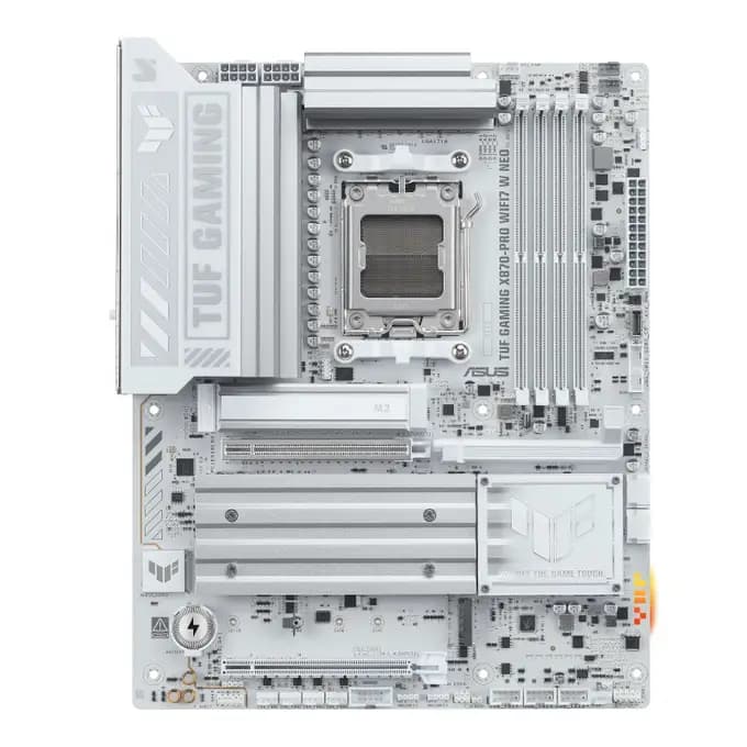 ASUS TUF Gaming X870-PRO WIFI7 NEO ATX Motherboard DDR5 PCIe 5.0 AMD AM5 White