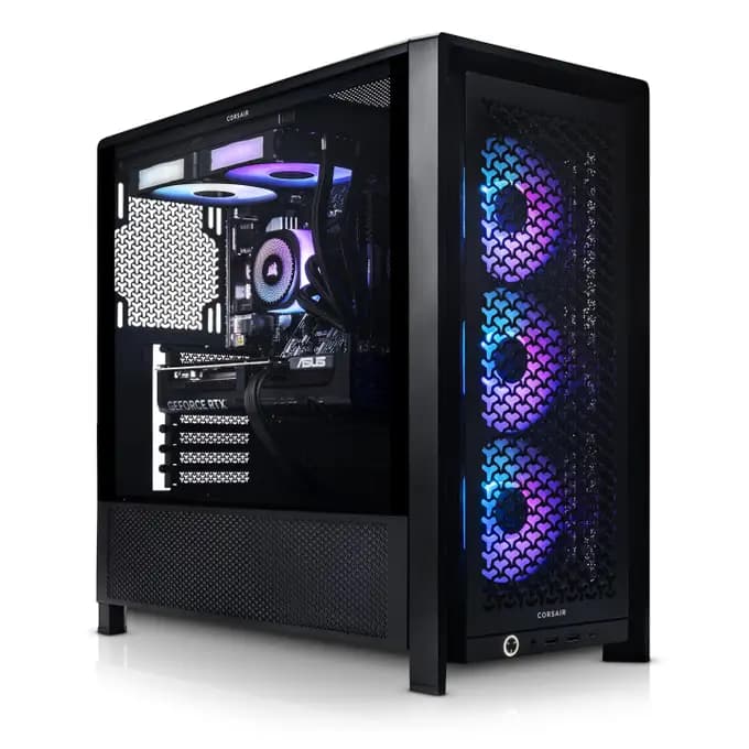 AWD-IT Corsair 4000D FRAME RGB Ryzen 7 5800X3D Nvidia RTX 5080 16GB Desktop PC for Gaming