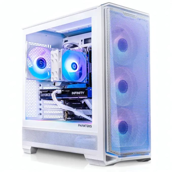 AWD-IT Eclipse G400A Snow AMD Ryzen 9 5950X RTX 5060 Ti 16GB Desktop PC for Gaming