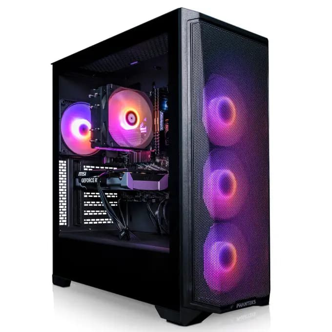 AWD-IT G370A Mesh Intel Core I5 14400F Ten Core Intel ARC B580 12GB Desktop PC for Gaming