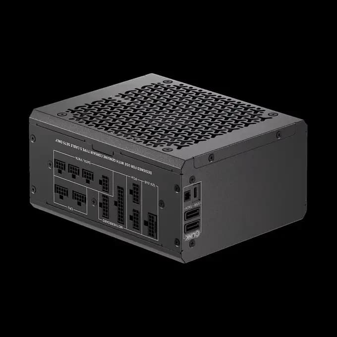 CORSAIR HX1000i SHIFT 1000W 80 PLUS Platinum ATX 3.1 Fully Modular Power Supply - Black - CP-9020265-UK