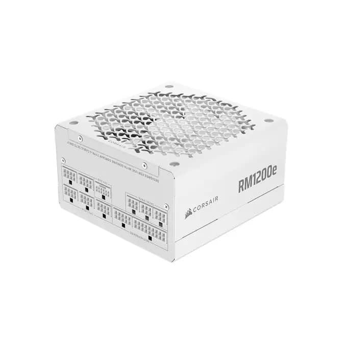 Corsair RM1200e 1200W 80+ Platinum Fully Modular ATX 3.1 PCIe 5.1 Power Supply with ThermalProtect - White