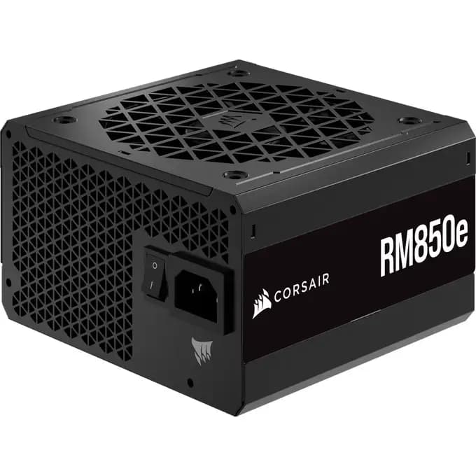 Corsair RM850e 850W 80+ Platinum Fully Modular ATX 3.1 PCIe 5.1 Power Supply with ThermalProtect - Black