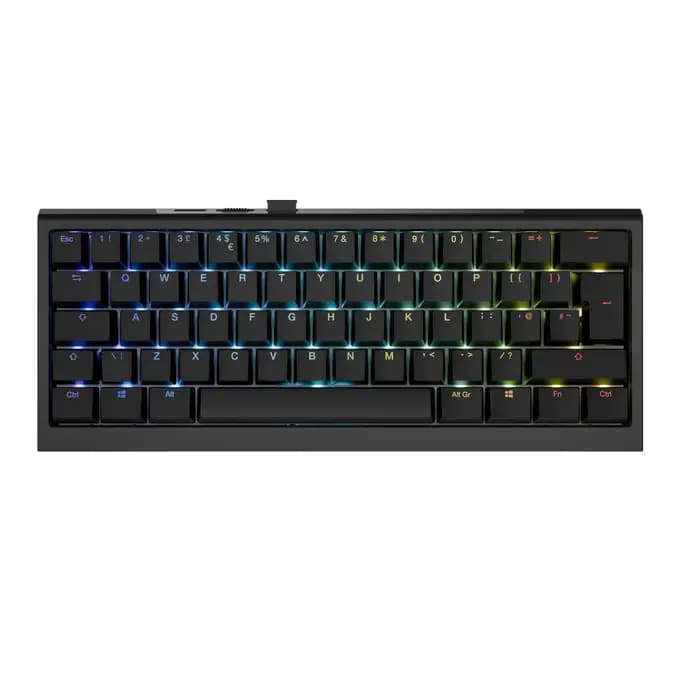 Ducky One X Mini - 60% Wireless Ducky Linear Inductive Switch RGB - Gaming Keyboard - Black - DKON2461IST3-DAUKPDOECL1AS1