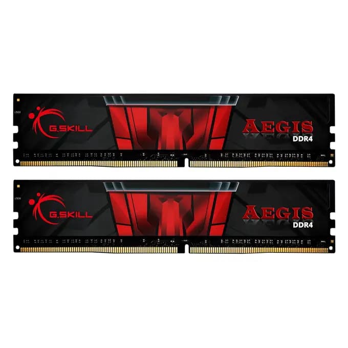 G.Skill Aegis 16GB (2x8GB) DDR4 3200MHz CL16 Memory Kit - Black - F4-3200C16D-16GIS