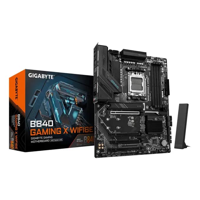 Gigabyte B840 GAMING X WIFI6E AM5 B840 ATX Motherboard - DDR5, WIFI 6E