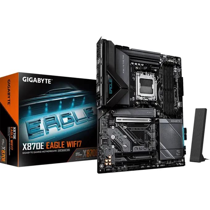 Gigabyte X870E EAGLE WIFI7 AM5 X870 ATX Motherboard - DDR5, WIFI 7