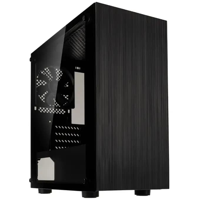 Kolink Stronghold M Tempered Glass Micro ATX Mid Tower PC Case - Black