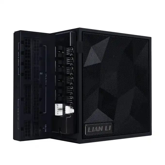 Lian Li Edge Gold 1000W ATX 3.1 PCIe 5.1 80+ Gold Modular Power Supply with USB Hub - Black - EG1000G Black