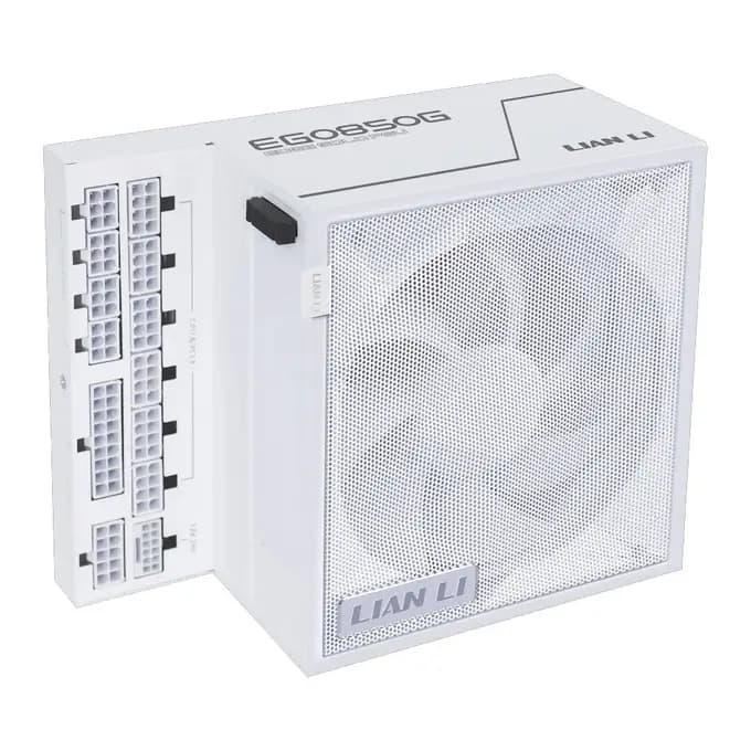 Lian Li Edge Gold 850W ATX 3.1 PCIe 5.1 80+ Gold Modular Power Supply - White - EG850G White